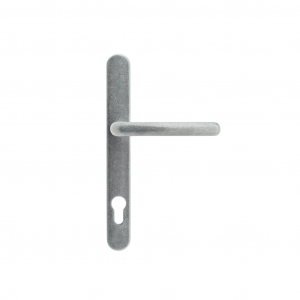 Balmoral Swan Inline Door Handle - Hardex Pewter